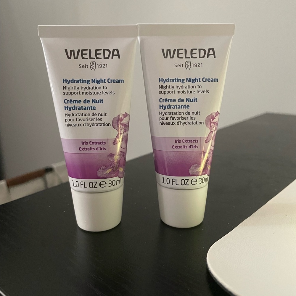 Weleda night cream x2